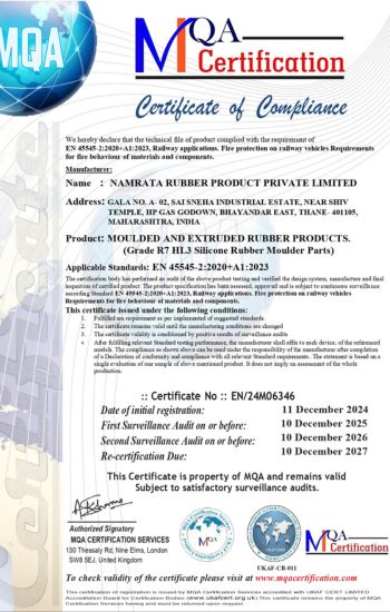 EN-45545 Certificate